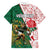 Personalized South Africa and England Rugby Family Matching Summer Maxi Dress and Hawaiian Shirt Springboks Mascot With Red Rose