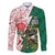 Personalized South Africa and England Rugby Family Matching Summer Maxi Dress and Hawaiian Shirt Springboks Mascot With Red Rose
