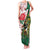 Personalized South Africa and England Rugby Family Matching Tank Maxi Dress and Hawaiian Shirt Springboks Mascot With Red Rose