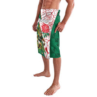 Personalized South Africa and England Rugby Lavalava Springboks Mascot With Red Rose