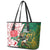 South Africa and England Rugby Leather Tote Bag Springboks Mascot With Red Rose