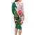 Personalized South Africa and England Rugby Long Sleeve Bodycon Dress Springboks Mascot With Red Rose