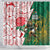 South Africa and England Rugby Shower Curtain Springboks Mascot With Red Rose