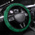 South Africa and England Rugby Steering Wheel Cover Springboks Mascot With Red Rose
