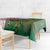 South Africa and England Rugby Tablecloth Springboks Mascot With Red Rose