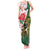 Personalized South Africa and England Rugby Tank Maxi Dress Springboks Mascot With Red Rose