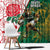 South Africa and England Rugby Window Curtain Springboks Mascot With Red Rose