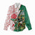 Personalized South Africa and England Rugby Women Casual Shirt Springboks Mascot With Red Rose