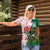 Personalized South Africa and England Rugby Women Polo Shirt Springboks Mascot With Red Rose