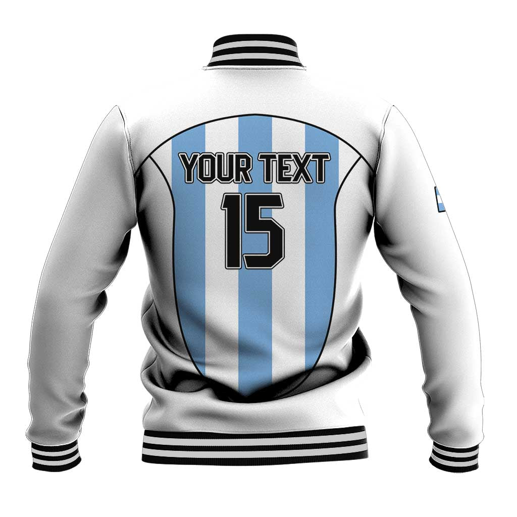 Custom Argentina Football Baseball Jacket Vamos Vamos Argentina