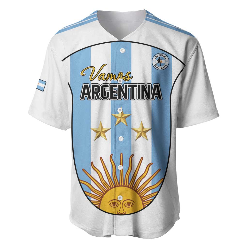 Custom Argentina Football Baseball Jersey Vamos Vamos Argentina