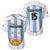 Custom Argentina Football Baseball Jersey Vamos Vamos Argentina
