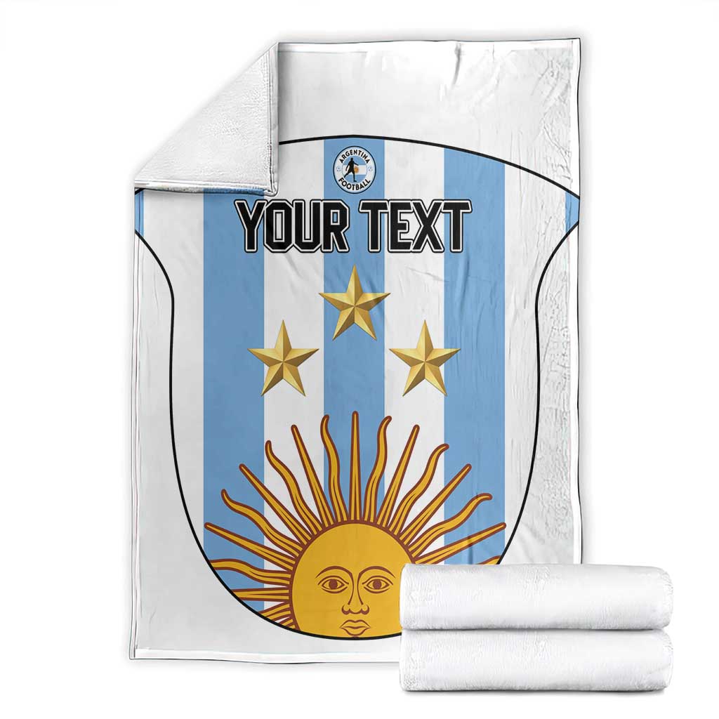 Custom Argentina Football Blanket Vamos Vamos Argentina