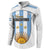 Custom Argentina Football Button Sweatshirt Vamos Vamos Argentina
