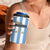 Custom Argentina Football 4 in 1 Can Cooler Tumbler Vamos Vamos Argentina