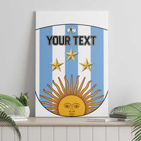 Custom Argentina Football Canvas Wall Art Vamos Vamos Argentina