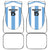 Custom Argentina Football Car Mats Vamos Vamos Argentina