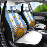 Custom Argentina Football Car Seat Cover Vamos Vamos Argentina