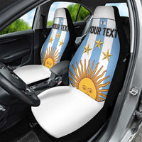 Custom Argentina Football Car Seat Cover Vamos Vamos Argentina