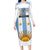 Custom Argentina Football Family Matching Long Sleeve Bodycon Dress and Hawaiian Shirt Vamos Vamos Argentina