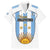 Custom Argentina Football Family Matching Mermaid Dress and Hawaiian Shirt Vamos Vamos Argentina