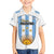 Custom Argentina Football Family Matching Off The Shoulder Long Sleeve Dress and Hawaiian Shirt Vamos Vamos Argentina