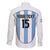 Custom Argentina Football Family Matching Off Shoulder Maxi Dress and Hawaiian Shirt Vamos Vamos Argentina