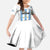 Custom Argentina Football Family Matching Puletasi and Hawaiian Shirt Vamos Vamos Argentina