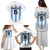 Custom Argentina Football Family Matching Puletasi and Hawaiian Shirt Vamos Vamos Argentina