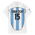 Custom Argentina Football Family Matching Short Sleeve Bodycon Dress and Hawaiian Shirt Vamos Vamos Argentina