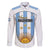 Custom Argentina Football Family Matching Short Sleeve Bodycon Dress and Hawaiian Shirt Vamos Vamos Argentina