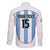 Custom Argentina Football Family Matching Short Sleeve Bodycon Dress and Hawaiian Shirt Vamos Vamos Argentina