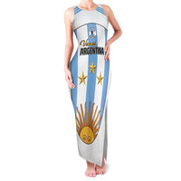 Custom Argentina Football Family Matching Tank Maxi Dress and Hawaiian Shirt Vamos Vamos Argentina