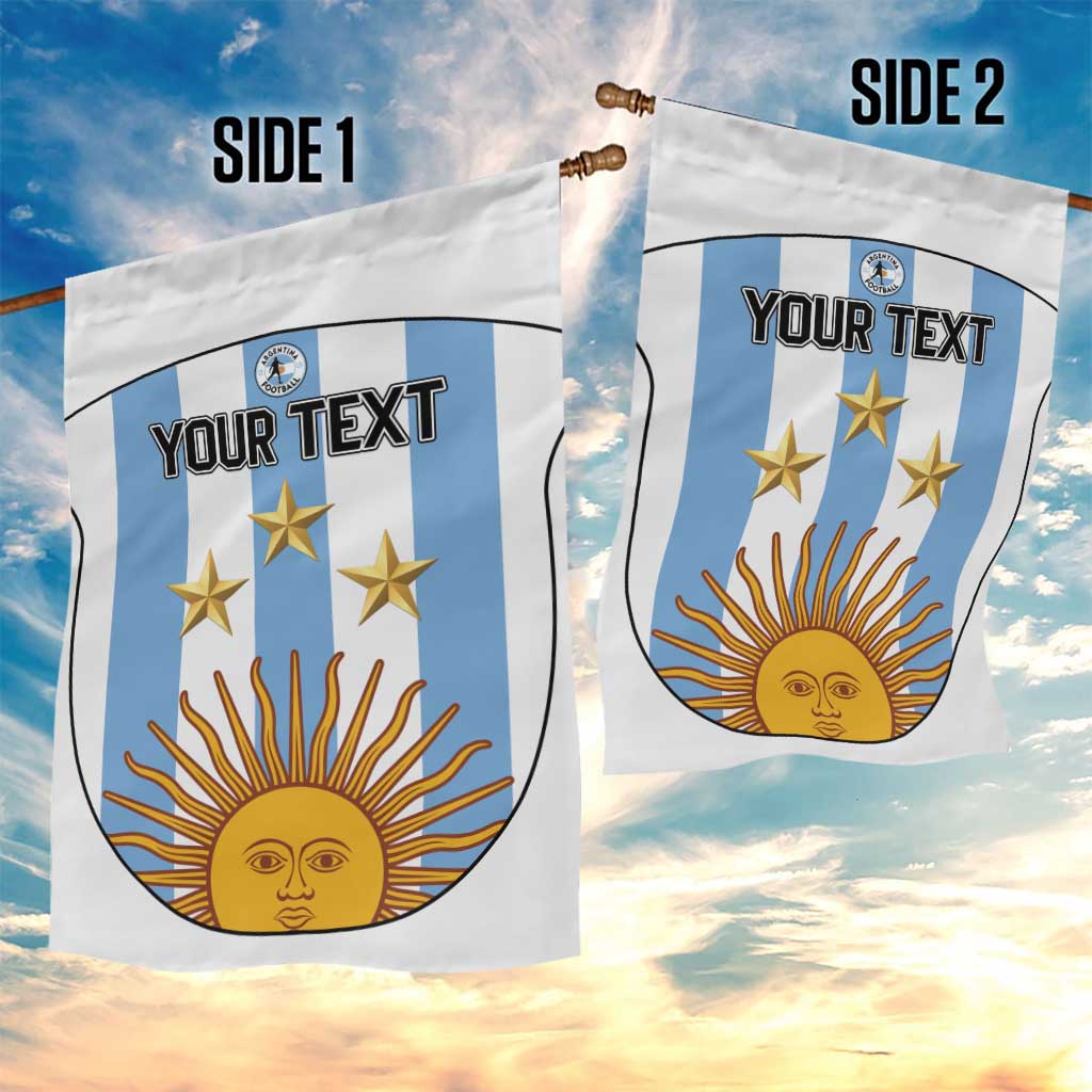 Custom Argentina Football Garden Flag Vamos Vamos Argentina