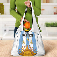 Custom Argentina Football Grocery Bag Vamos Vamos Argentina