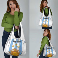 Custom Argentina Football Grocery Bag Vamos Vamos Argentina