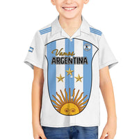 Custom Argentina Football Hawaiian Shirt Vamos Vamos Argentina