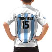 Custom Argentina Football Hawaiian Shirt Vamos Vamos Argentina