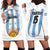 Custom Argentina Football Hoodie Dress Vamos Vamos Argentina
