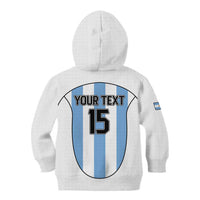 Custom Argentina Football Kid Hoodie Vamos Vamos Argentina