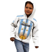 Custom Argentina Football Kid Hoodie Vamos Vamos Argentina