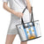 Custom Argentina Football Leather Tote Bag Vamos Vamos Argentina