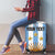 Custom Argentina Football Luggage Cover Vamos Vamos Argentina