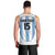 Custom Argentina Football Men Tank Top Vamos Vamos Argentina