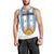 Custom Argentina Football Men Tank Top Vamos Vamos Argentina