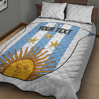 Custom Argentina Football Quilt Bed Set Vamos Vamos Argentina