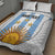 Custom Argentina Football Quilt Bed Set Vamos Vamos Argentina