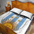 Custom Argentina Football Quilt Bed Set Vamos Vamos Argentina