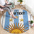 Custom Argentina Football Round Carpet Vamos Vamos Argentina