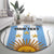 Custom Argentina Football Round Carpet Vamos Vamos Argentina